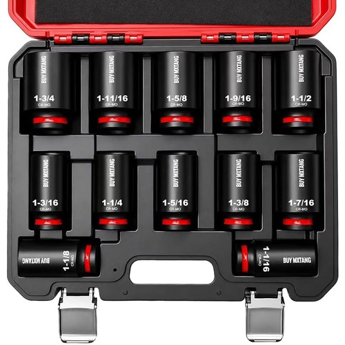 Piece sae deep axle - 1/2", 12-piece