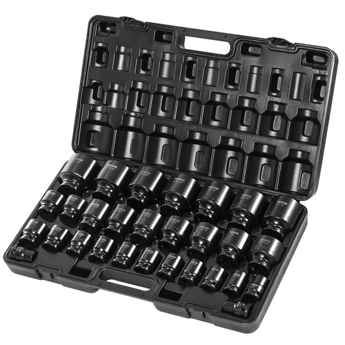 Impact socket set - pcs, 3/4"